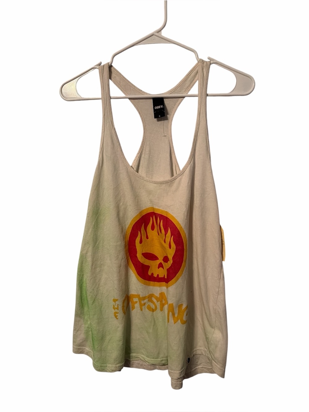 Obey The Offspring "Conspiracy of One" Tank Top Size Small NWT Rare Deadstock